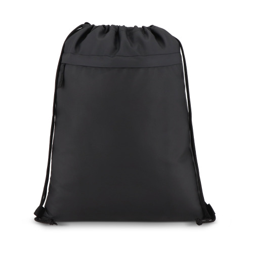 Torba ze sznurkiem z powlekanego PU R-PET 600D, wymiary 33 x 42 cm Czarny LT91394-N0002 (3)