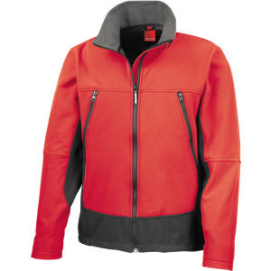 Kurtka Softshell Wodoszczelna - Red & Black