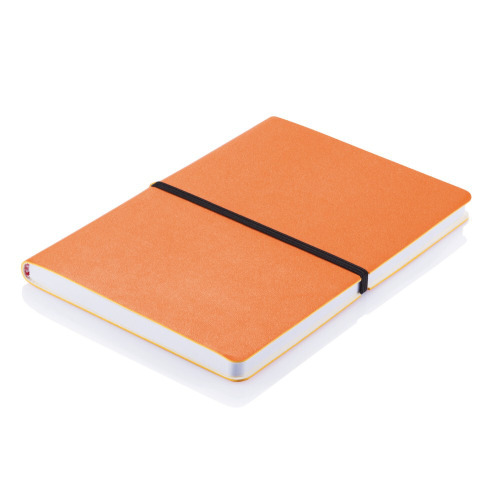 Notatnik A5 Deluxe, miękka okładka pomarańczowy P773.028 (1)