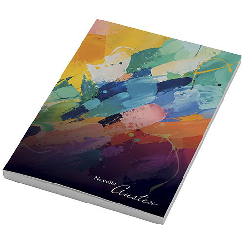 Novella Austen notatnik A5 z miękką okładką — 100 kartek Biały 21078301 