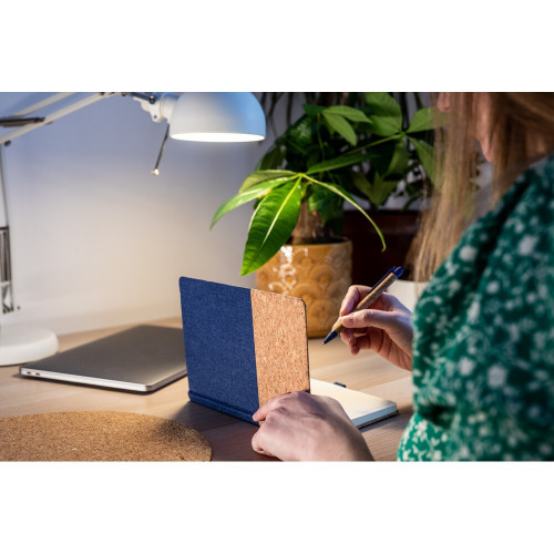 Korkowy notatnik A5 z długopisem | Layla Szary V0056-19 (9)