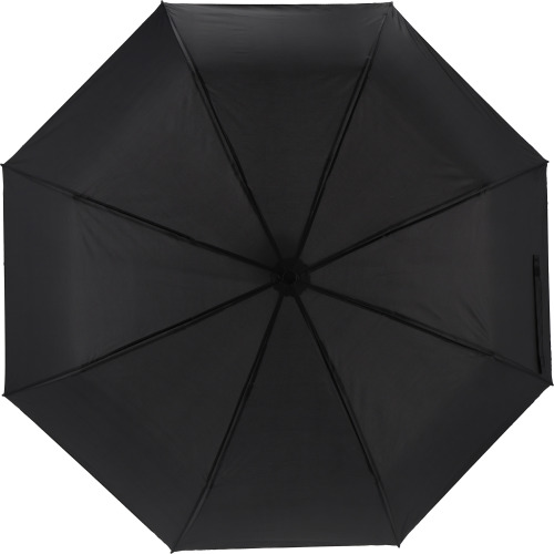 Parasol manualny rPET Ø98 cm NORTHAMPTON Czarny 433603 (3)