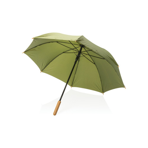 Bambusowy parasol automatyczny 23" AWARE™ RPET Zielony P850.657 