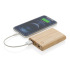 Bambusowy power bank 5000 mAh Brązowy P322.259 (1) thumbnail