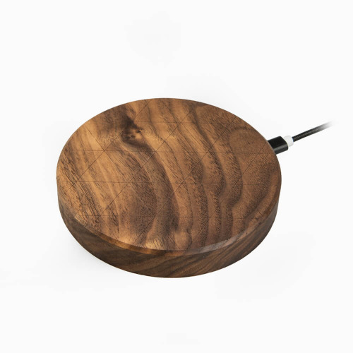 Ładowarka indukcyjna Slim Circle Drewniany - orzech BWD06724 