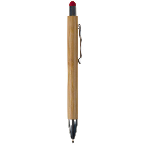 Bambusowy długopis Stylus New york Czerwony LT87285-N0021 (1)