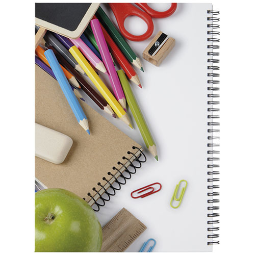 Zeszyt w formacie A4 Wire-o w twardej okładce Biały 21256001 (2)