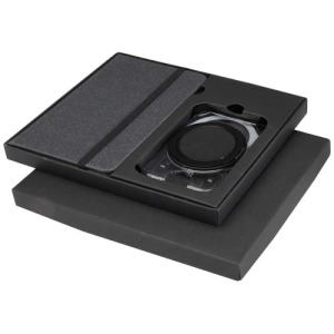 Kern zestaw upominkowy z notatnikiem A6 w twardej okładce i portfelem MagSafe  Szary