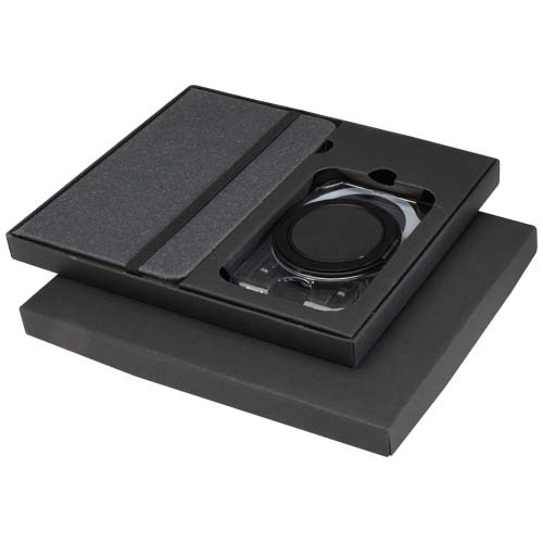 Kern zestaw upominkowy z notatnikiem A6 w twardej okładce i portfelem MagSafe  Szary 10716482 