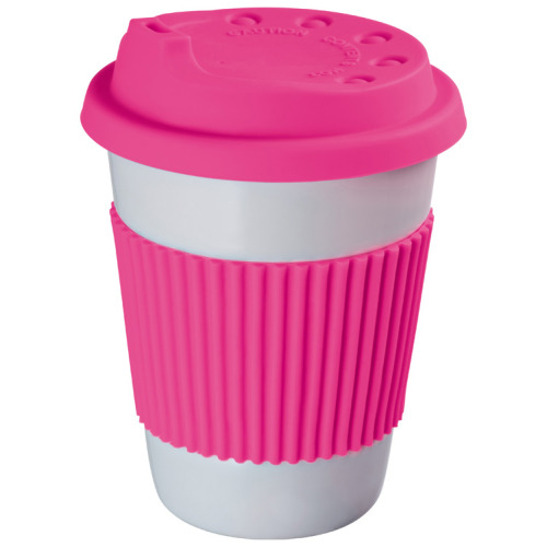 Kubek porcelanowy LA MATA Różowy 278911 (1)