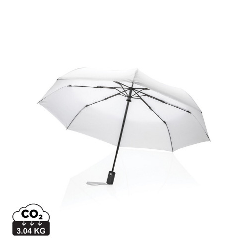 Parasol automatyczny 21" AWARE™ RPET Biały P850.603 