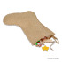 Pończocha świąteczna w stylu juty z ozdobnym szwem 40 cm Naturalny LT90275-N0094 (2) thumbnail