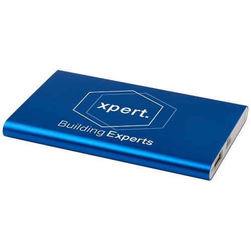 Pep powerbank o pojemności 4000 mAh Type-C z aluminium pochodzącego z recyklingu Błękit królewski 12438053 (1)
