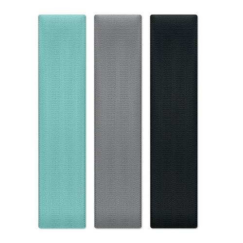 Zestaw 3 opasek fitness w etui Czarny MO6449-03 (3)