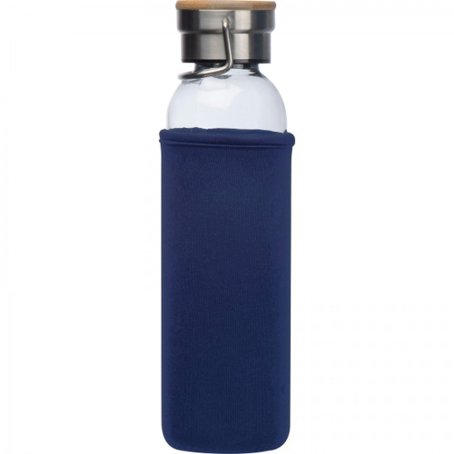 Butelka szklana z pokrowcem 600 ml RAMONA Granatowy 6318144 (5)