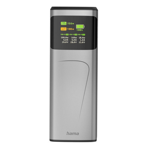 Power bank 24000 mAh Hama High Power 150W Grafitowy VH029-15 (15)