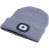 Czapka zimowa ze światłem COB Grafitowy V7184-15  thumbnail