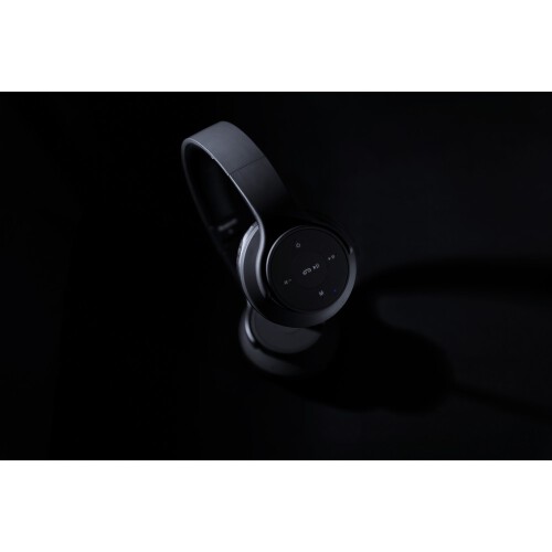 Bezprzewodowe słuchawki nauszne, głośnik bezprzewodowy czarny V3968-03 (8)