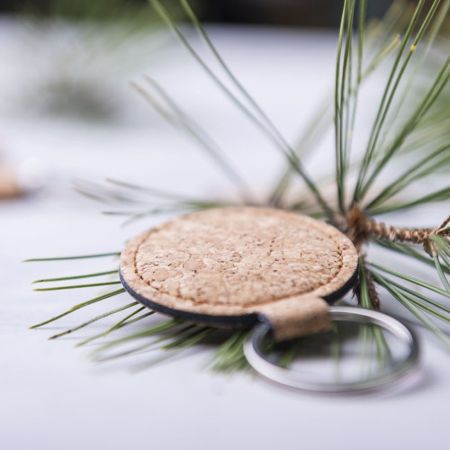 Korkowy brelok do kluczy Neutralny V0738-00 (1)