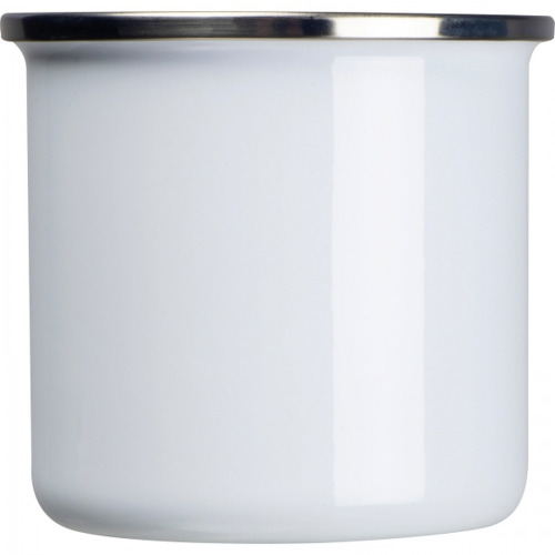 Kubek emaliowany do sublimacji 300 ml LUCAS Biały 8370406 (2)