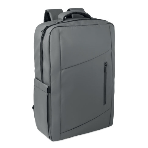 plecak na laptopa 15" PU RPET Kamienny Szary MO3208-15 