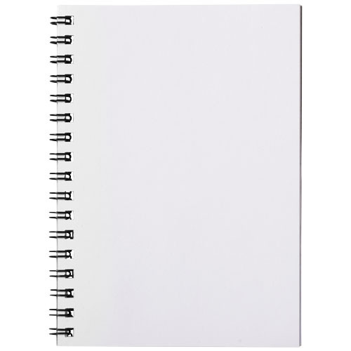 bialy z biala spirala, notatnik A6  Biały 21248012 (1)