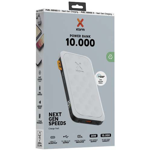 Seria Xtorm FS510 Fuel powerbank o pojemności 10 000 mAh i mocy 20 W Biały 12439801 (1)