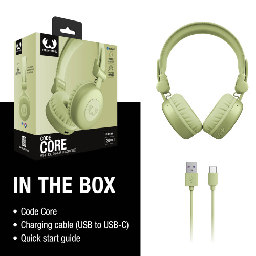3HP1000 I Fresh 'n Rebel Code Core-Wireless on-ear Headphone Jasnozielony LT49733-N0032 (5)