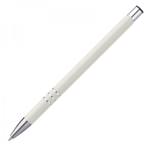 Długopis metalowy soft touch NEW JERSEY biały 055506 (4)