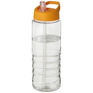 Bidon H2O Treble o pojemności 750 ml z wieczkiem z dzióbkiem Przezroczysty