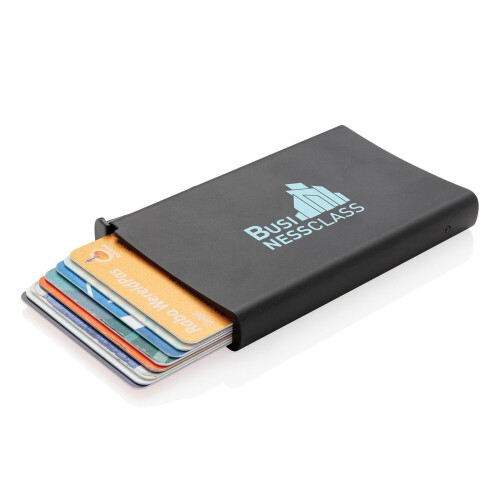 Etui na karty kredytowe, ochrona RFID czarny P820.041 (4)