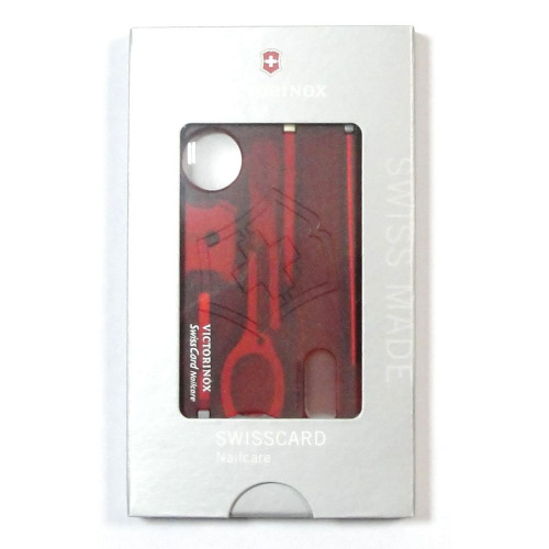Victorinox SwissCard Nailcare Czerwony 0724065 (2)