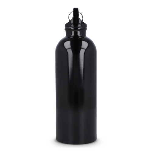 Butelka jednościenna ze stali nierdzewnej pochodzącej z recyklingu, 500 ml Czarny LT98693-N0002 (7)