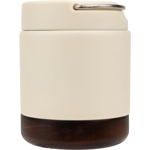 Lunch box termiczny stalowy z recyklingu PORTO CERVO MoLu 400 ml Biały 398306 (6)