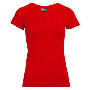 T-shirt Damski Slim Dekolt V