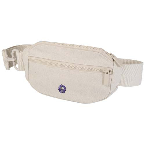 Crescent torba typu crossbody Aware™ z recyklingu o gramaturze 500 g/m² Oatmeal 12074507 (1)
