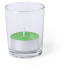 Szklany świecznik, świeczka zapachowa zielony V8838-06  thumbnail