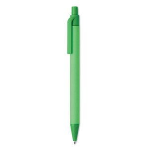 Długopis eko papier/kukurydza limonka