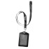 Smycz reklamowa z identyfikatorem Czarny V2976-03  thumbnail