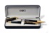 Zestaw (pióro wieczne i długopis) EXO Aries, czarny lakier, wykończenia złote, etui premium czarny EXP1030.03GTSETBPFP-CZ  thumbnail