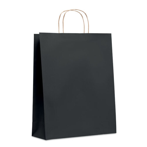 Duża papierowa torba czarny MO6174-03 
