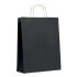 Duża papierowa torba czarny MO6174-03  thumbnail