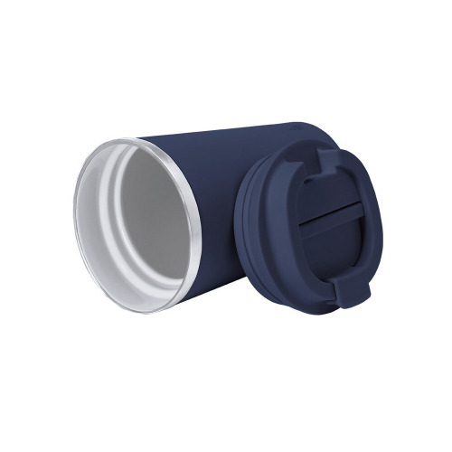 Kubek termiczny 350 ml ze stali nierdzewnej z recyklingu Granatowy VA679-04 (1)