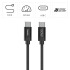 Kabel do ładowania Hama 100W Czarny VH018-03 (8) thumbnail