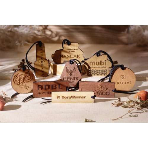 Zawieszka drewniana z grawerem Drewniany FSH01 (2)