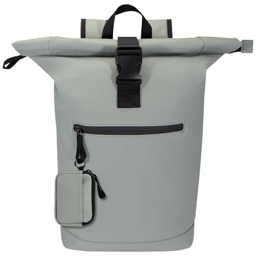 Resi Plus portfel z recyklingu z certyfikatem GRS Szary 13013982 (4)