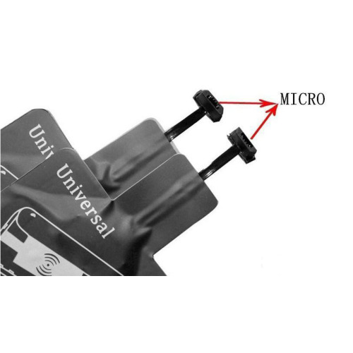 Uniwersalny chip indukcyjny QI Micro USB Czarny EG 015303 (2)