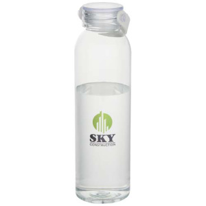Sky butelka na wodę o pojemności 630 ml z tworzyw sztucznych pochodzących z recyklingu, posiadająca certyfikat RCS 