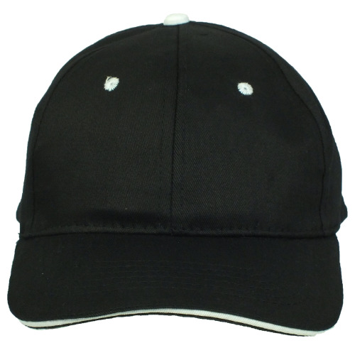 Czapka z daszkiem Czarny V7022-03 (2)