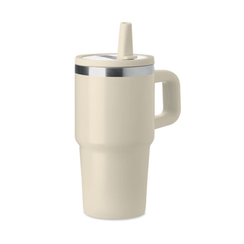 Kubek dwuścienny 500 ml Bezowy MO3170-13 